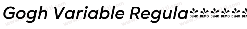 Gogh Variable Regula字体转换